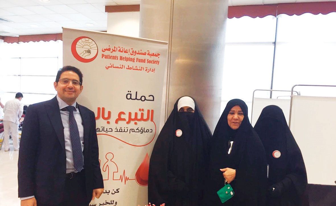44 متبرعاً بالدم في حملة «نسائية إعانة المرضى» لصالح مرضى مستشفى الفروانية