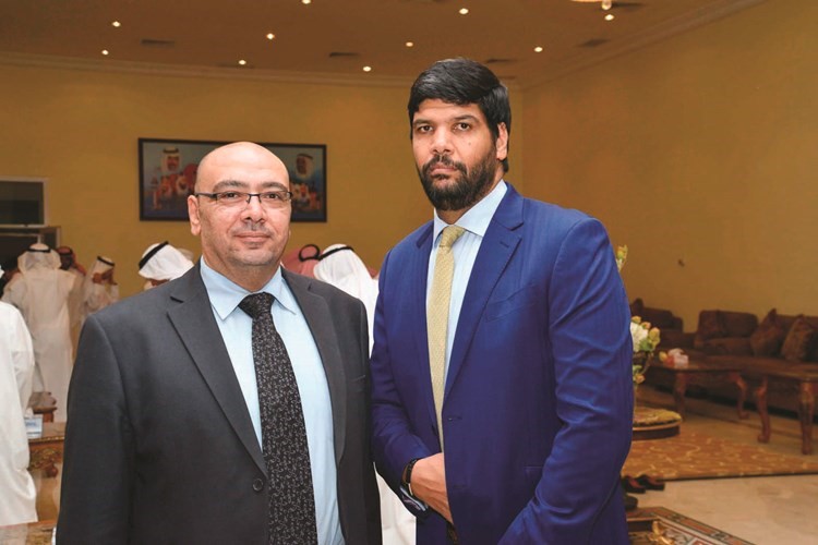 الوزير المفوض المهدي الرامي والزميل أسامة دياب﻿