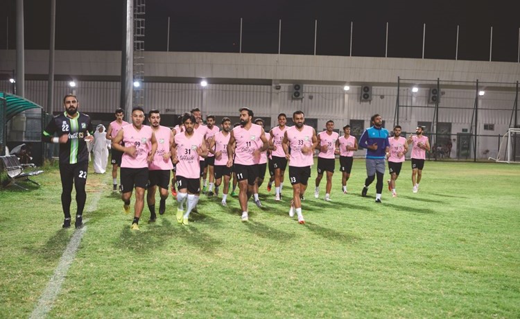 لاعبو الاخضر يخوضون اول تمرين (ريليش كومار)﻿