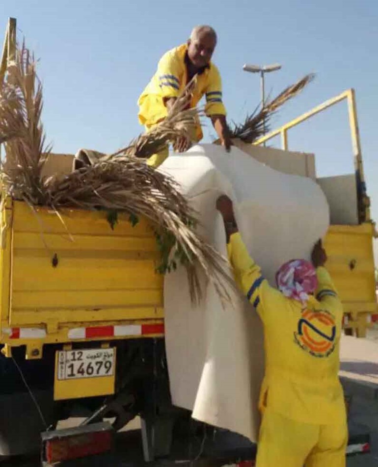 نقل 48 ألف م3 مخلفات عضوية وأثاث من "الفروانية" خلال أول يوليو