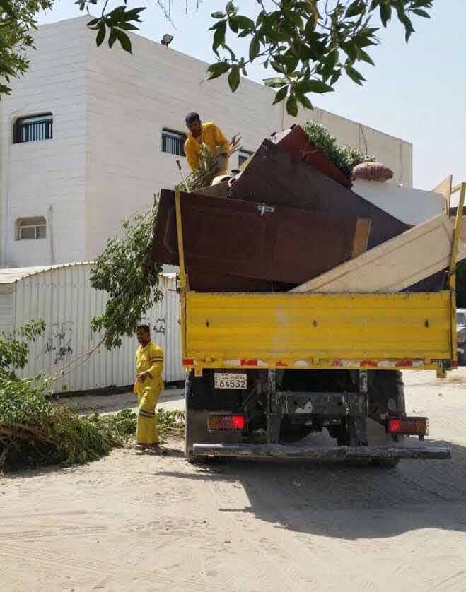 نقل 48 ألف م3 مخلفات عضوية وأثاث من "الفروانية" خلال أول يوليو