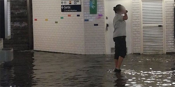 أمطار قياسية غزيرة و عواصف تتسبب في إغلاق 15 محطة مترو أنفاق في باريس