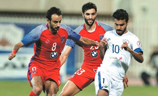فيصل زايد خلال مشاركته مع الجهراء في الموسم الماضي(الازرق.كوم) ﻿
