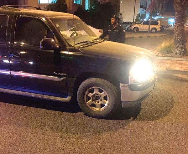  جانب من إجراءات نقاط التفتيش والمفارز الأمنية 