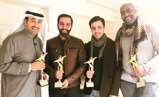 علي الحسيني وجائزة افضل ممثل دور اول عن مسرحية من قال ماذا﻿