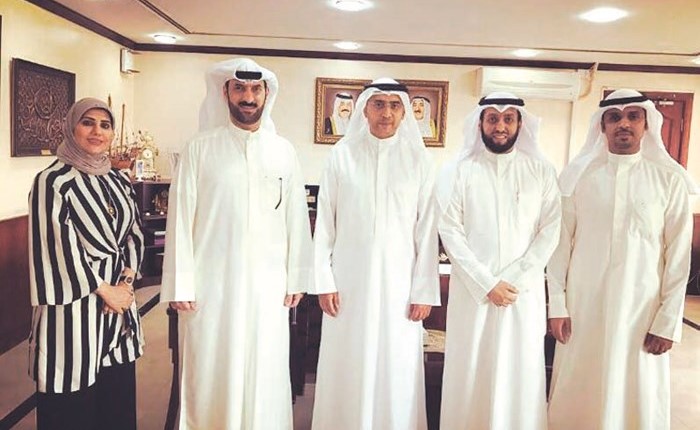  وفد جمعية المعلمين والوكيل د.هيثم الأثري﻿