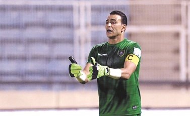 عصام الحضري شارك مع التعاون السعودي اول من امس