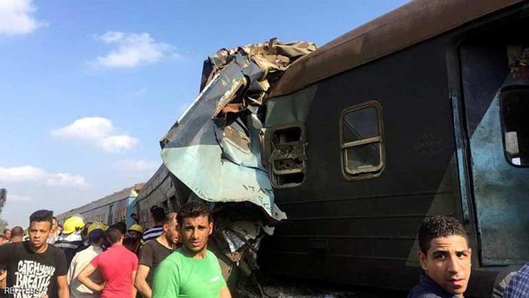 مصر.. حبس  أحد سائقي "قطاري الموت" 15 يوماً ووضع المفتش تحت حراسة مشددة