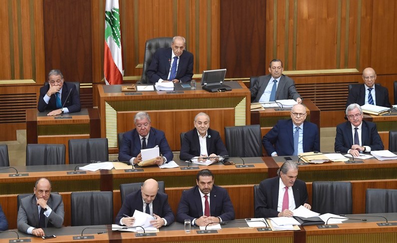 رئيس مجلس النواب نبيه بري مترئسا الجلسة العامةأمس محمود الطويل ﻿