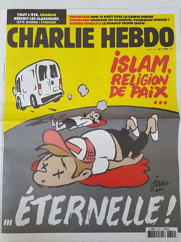 من جديد.. «شارلي ايبدو» تنشر رسماً يسيء للمسلمين
