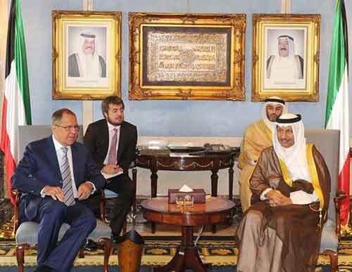الشيخ صباح الخالد ووزير الخارجية الروسي يبحثان العلاقات الثنائية والمستجدات إقليميا ودولياً
