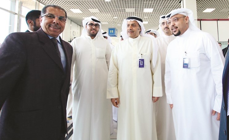 من اليمين رياض السعيد وفوزي العتيقي وراكان التويجري وعزيز قيلتوالا﻿