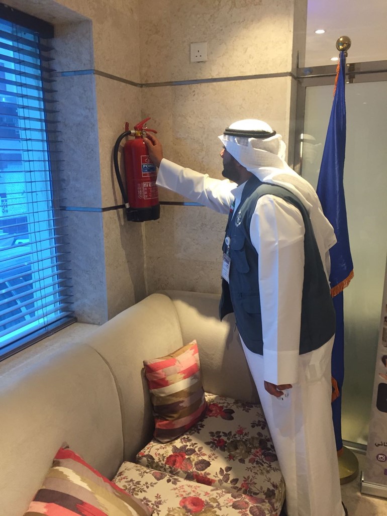 الشطي: فريق الإطفاء في بعثة الحج الكويتية يبدأ مهام الكشف الوقائي  على مقار الحملات