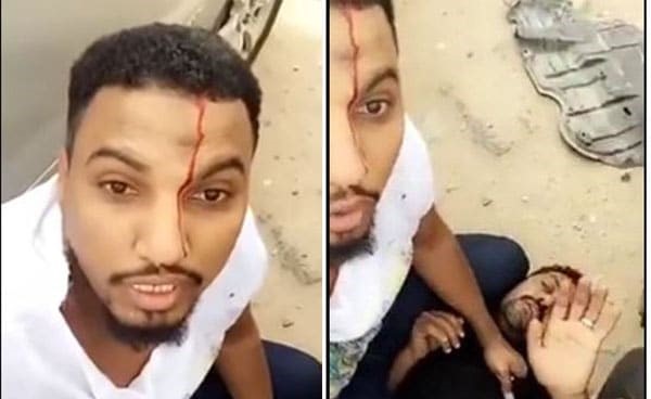 بالفيديو.. شاهد ردة فعل أحد الأشخاص عندما أمسك بـ لص حاول سرقة سيارته