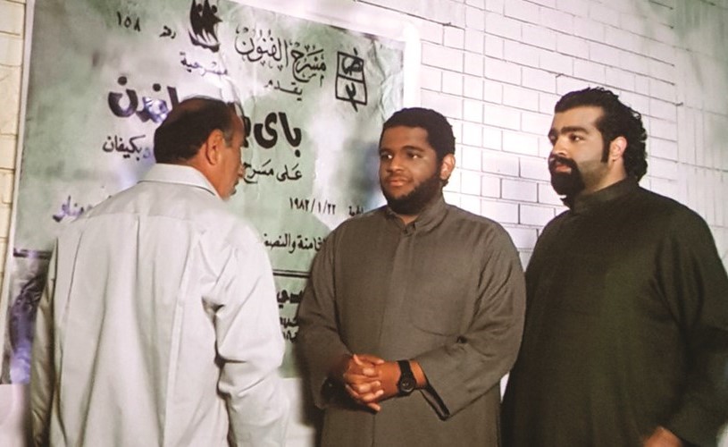 عبدالعزيز النصار وخالد المظفر في الفيلم﻿