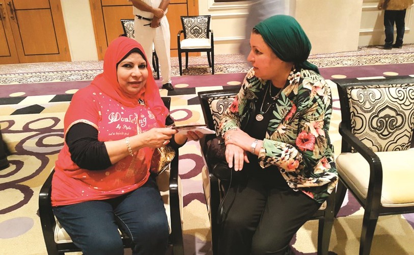 منى زوبع متحدثة للزميلة ناهد إمام ﻿