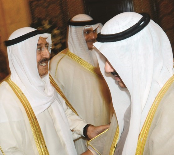 سمو الشيخ ناصر المحمد مهنئا صاحب السمو ﻿