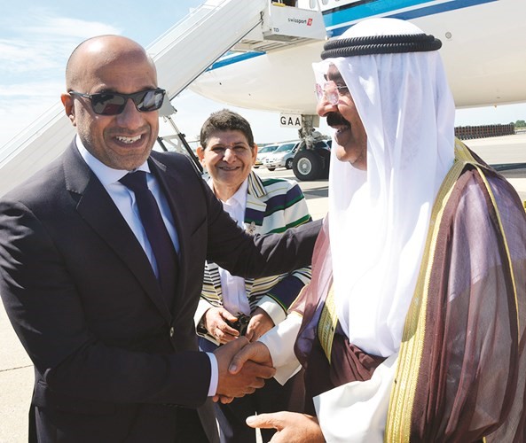 ترحيب بالشيخ مشعل الأحمد ﻿