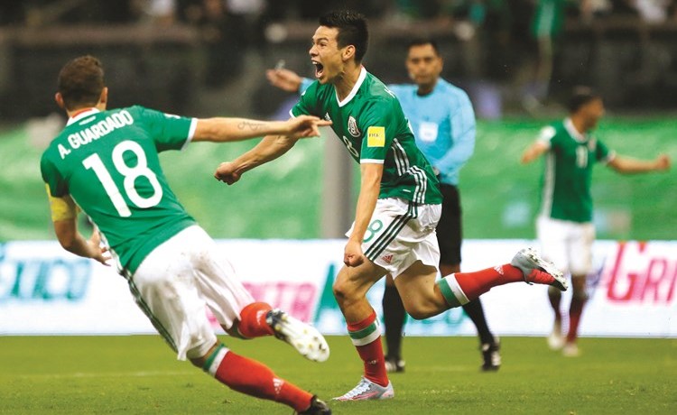 المكسيك تبلغ كأس العالم للمرة السابعة على التوالي	 (رويترز)﻿