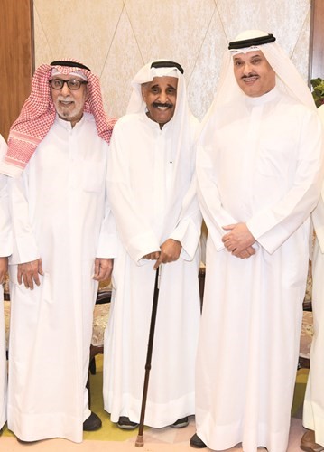 وزير الصحة د.جمال الحربي ومحمد جابر وإبراهيم الصلال﻿
