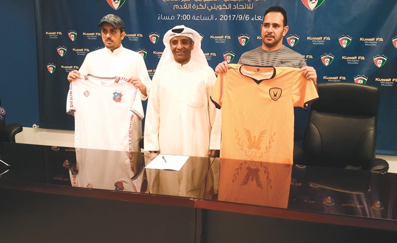 العميري يتوسط الشطي والظفيري﻿