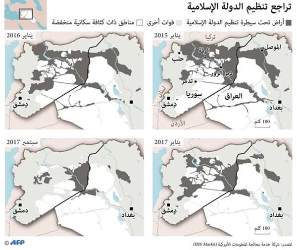 «قسد»: مقتل عشرات الدواعش بالرقة