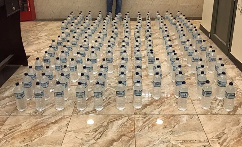 الخمور المضبوطة في منطقة القصر﻿