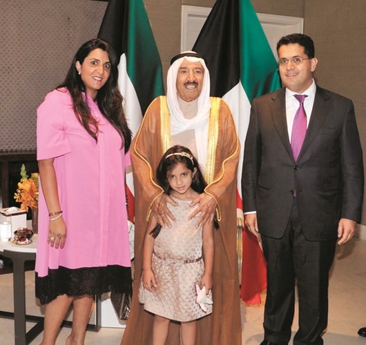 الأمير استقبل أهالي أعضاء سفارتنا والمكاتب العاملة بالولايات المتحدة