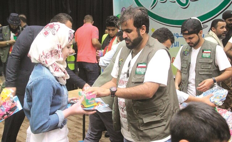 جمعية النجاة الخيرية تشارك أيتام اللاجئين السوريين أفراح عيد الأضحى﻿