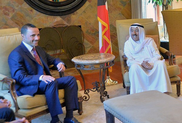 صاحب السمو الأمير الشيخ صباح الأحمد ورئيس مجلس الأمة مرزوق الغانم