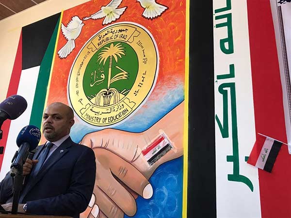 المهمل والزمانان شاركا في افتتاح المدرسة الكويتية الــ ٢٢ ببغداد
