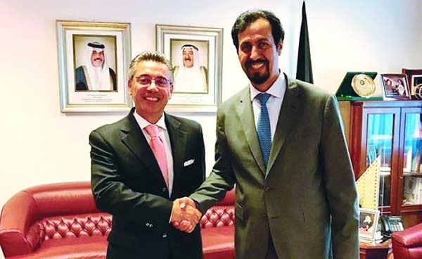 الخالد يبحث مع نائب رئيس الغرفة العربية ـ الإيطالية تحضيرات أول منتدى مشترك للأعمال
