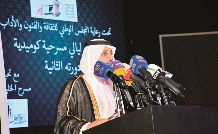 الأمين المساعد لقطاع الفنون د. بدر الدويش يلقي كلمته﻿