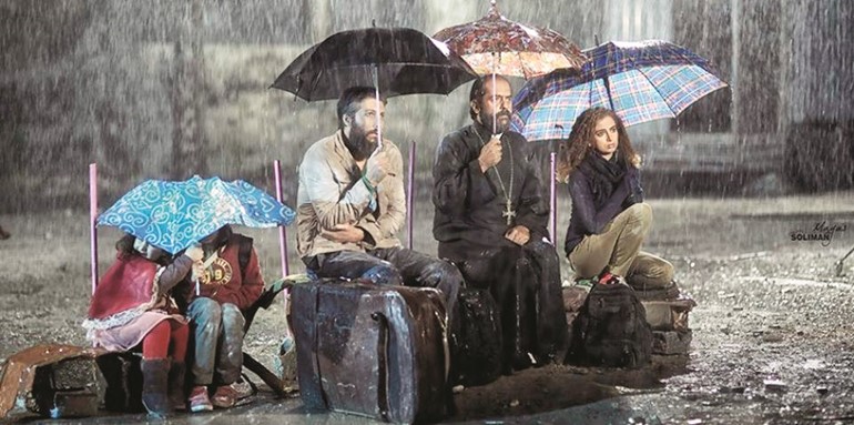 مشهد من فيلم مطر حمص﻿