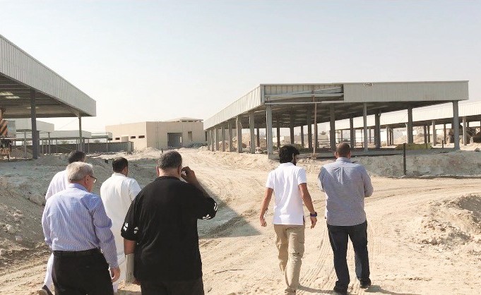 جانب من مشروع مسلخ العاصمة﻿