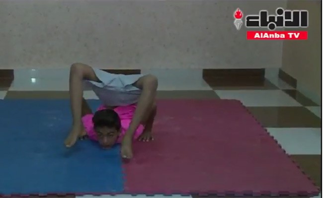 بالفيديو.. طفل من غزة يسعى لدخول موسوعة غينيس للأرقام القياسية