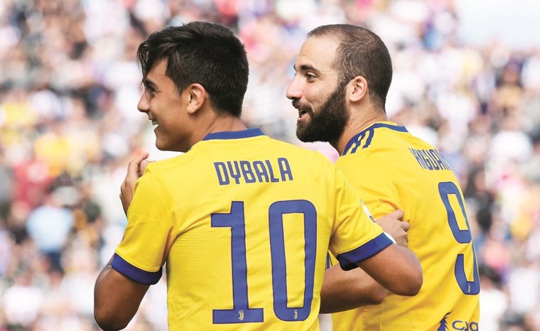 ثنائي اليوفي الرهيب 	(رويترز)﻿