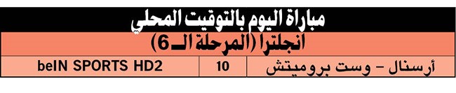 أرسنال للنهوض من كبوة «البريمييرليغ»