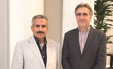 الشيخ مبارك الدعيج أثناء زيارته لمكتب الوكالة في روما ﻿