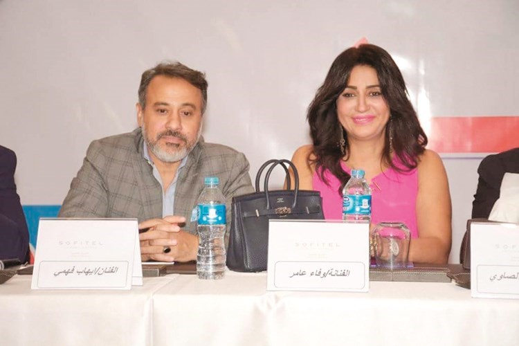 وفاء عامر وإيهاب فهمي﻿