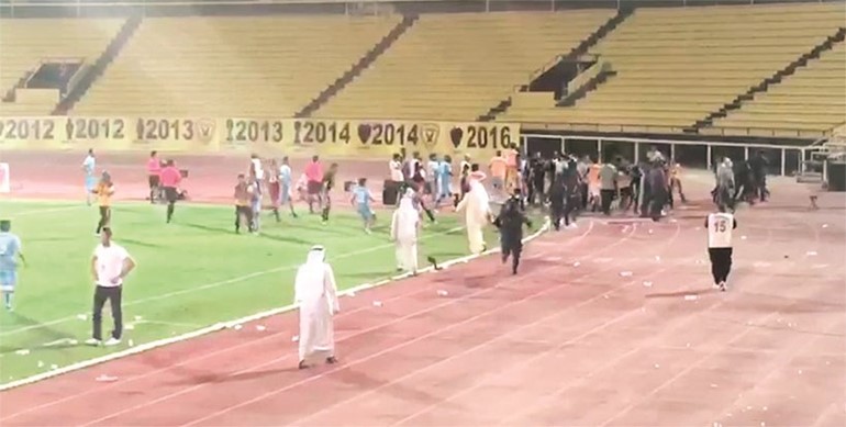 لقطة من المشاجرة﻿