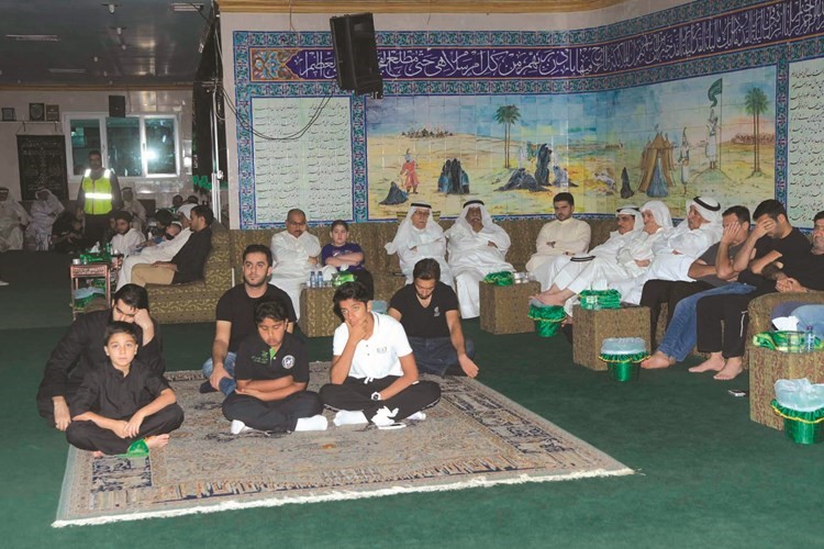 من الحضور بحسينية الصيدلي ﻿