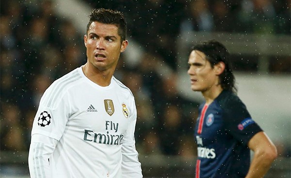 رونالدو منع ريـال مدريد من التوقيع مع كافاني