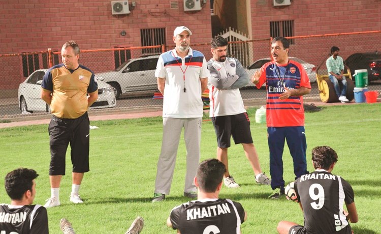 مدرب خيطان محمد الانصاري يريد تحسين وضع الفريق (شانافاس قاسم) ﻿