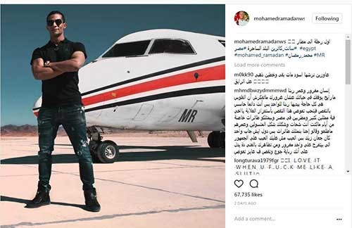 بالفيديو.. محمد رمضان يشعل مواقع التواصل بطائرته الخاصة