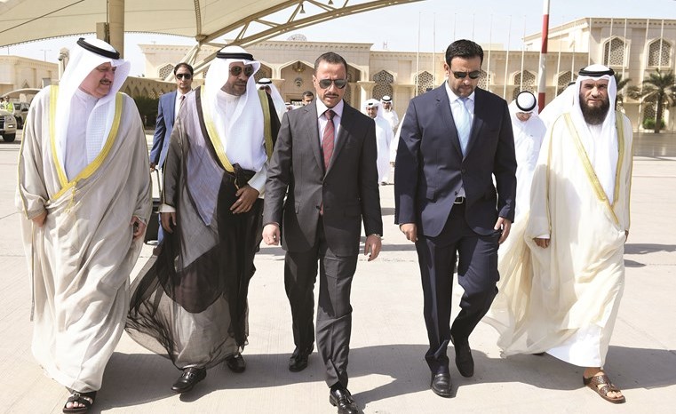 رئيس مجلس الأمة مرزوق الغانم لدى مغادرته البلاد إلى الولايات المتحدة الأميركية﻿