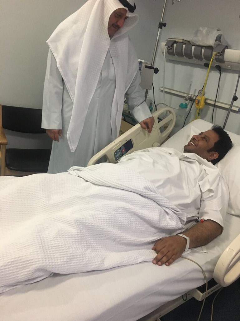 رئيس مجلس الأمة يطمئن هاتفيا على النائب السبيعي بمستشفى العدان