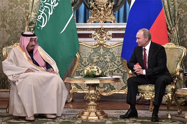الملك سلمان: نتطلع لتعزيز العلاقات مع روسيا لخدمة الاستقرار العالمي