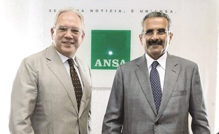 الشيخ مبارك الدعيج وجوزيبي تشيربوني﻿