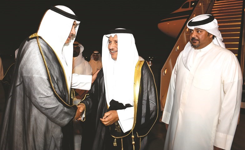 ومصافحا الشيخ صباح الخالد﻿